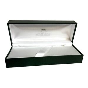 Monteverde Fountain Pen Green BOX ONLY 7” X 2.75”X2” Satin Lined Hard Case Gift